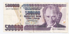 500000 LIRE TURCESTI- 1970 foto