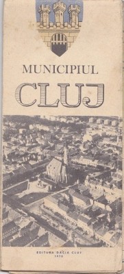 Harta , Municipiului Cluj Napoca 1972 foto
