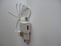 INCARCATOR SAMSUNG GALAXY S4 MINI I9190 CHARGER USB+CABLU INCARCARE/DATE MICROUSB 100-240v 50-60Hz Output 2A 2000mA 5V +LIVRARE GRATUITA foto