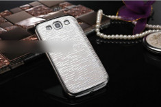 Carcasa Glamour ARGINTIE pentru Samsung Galaxy S3 / I9300 - aluminiu rezistent foto