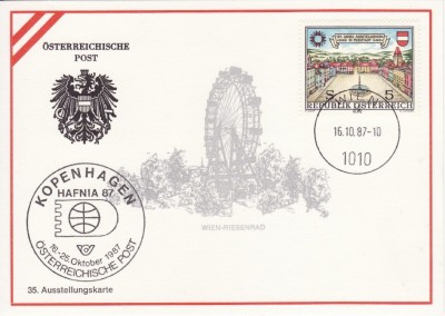 7995 - Austria carte maxima 1987 foto