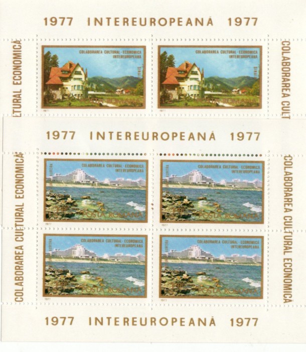 2 BLOCURI TIMBRE CCEI 1977