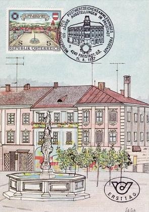 7994 - Austria carte maxima 1987