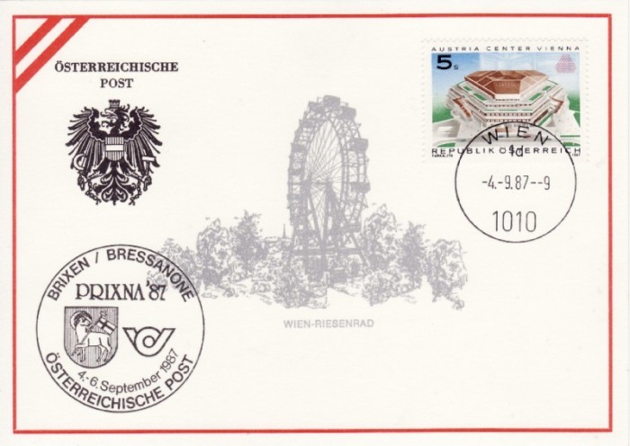 7989 - Austria carte maxima 1987