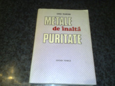 Dinu Marian - Metale de inalta puritate - 1988 foto