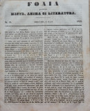 Foaia pentru minte , inima si literatura , nr. 27 , 1853 , Brasov , Muresanu, Alta editura