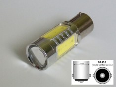 Bec LED auto P21W de 16W 600 lumeni alb 6000K pt. marsarier, DRL foto