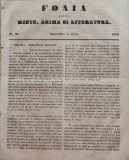 Foaia pentru minte , inima si literatura , nr. 30 , 1853 , Brasov , Muresanu, Alta editura
