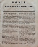 Cumpara ieftin Foaia pentru minte , inima si literatura , nr. 30 , 1853 , Brasov , Muresanu