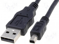 Cablu conectare USB A-Mini B4 1.8m Minolta Sony camere foto - NOU foto
