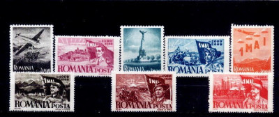 Romania 1947 - 1 Mai ,serie completa,neuzata foto