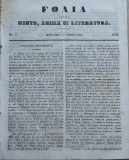Cumpara ieftin Foaia pentru minte , inima si literatura , nr. 7 , 1853 , Brasov , Muresanu
