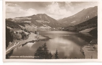 CPI (B2693) AUSTRIA, LUNZERSEE MIT SCHELBLINGSTEIN, NECIRCULATA foto