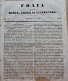 Cumpara ieftin Foaia pentru minte , inima si literatura , nr. 23 , 1853 , Brasov , Muresanu