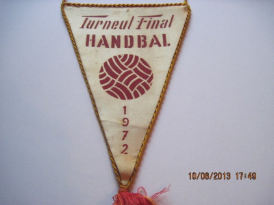 Fanion handbal - Turneul Final 1972 foto