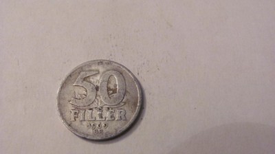 CY - 50 filler 1969 Ungaria / aluminiu foto