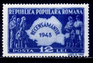 Romania 1948 - Recensamantul,serie completa,neuzata foto