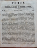 Cumpara ieftin Foaia pentru minte , inima si literatura , nr. 26 , 1853 , Brasov , Muresanu, Alta editura