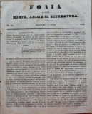 Cumpara ieftin Foaia pentru minte , inima si literatura , nr. 24 , 1853 , Brasov , Muresanu