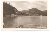 CPI (B2701) AUSTRIA, AM LUNZER SEE, PHOTOANSTALT JULIUS MARK, NECIRCULATA