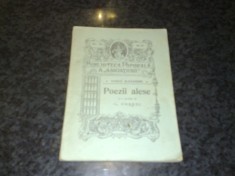 Vasile Alexandri ( Alecsandri ) - Poezii alese - Sibiu 1908 - cu o prefata de Ilarie Chendi