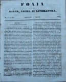 Foaia pentru minte , inima si literatura , nr. 11 si 12 , 1853 , Muresanu