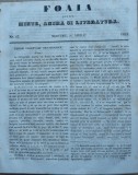 Cumpara ieftin Foaia pentru minte , inima si literatura , nr. 17 , 1853 , Brasov , Muresanu