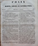 Cumpara ieftin Foaia pentru minte , inima si literatura , nr. 33 , 1853 , Brasov , Muresanu, Alta editura