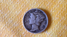 1 Dime Moneda Dolar SUA 1942 foto