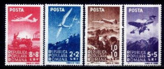 C2666 - Romania 1948 - Aviatia 4v,serie completa,neuzata foto