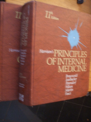 HARRISON`S * PRINCIPLES OF INTERNAL MEDICINE -- Eleventh Edition -- 1987 foto