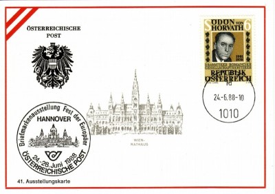 1755a - Austria carte maxima 1988 foto