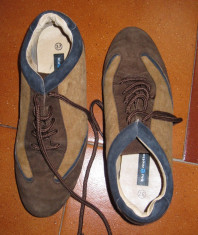 Pantofi sport , tenesi de piele maro Blue Motion -masura 37 foto