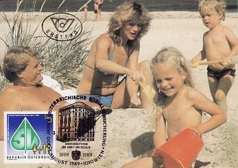 1794 - Austria carte maxima 1989 foto