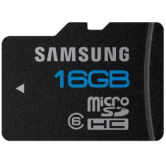 Card micro sd Samsung 16 GB, clasa 6, nou, sigilat cu factura si garantie foto