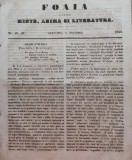 Foaia pentru minte , inima si literatura , nr. 46 - 47 , 1853 , Brasov, Alta editura