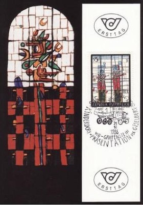1768a - Austria carte maxima 1988 foto