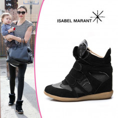 Ghete/Sneakers ISABEL MARANT de dama/femei Negru - POZE REALE foto