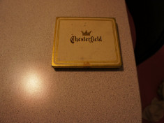 Cutie metalica tigari Chesterfield foto