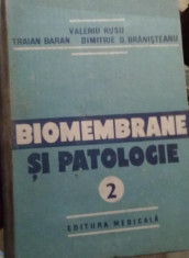 V.Rusu, T.Baran si D. Branisteanu - Biomembrane Si Patologie 2 foto