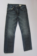 Blugi H&amp;amp;amp;M Jeans marime W 31 L 32 , TALIE = 44 x 2 (total 88 cm) foto