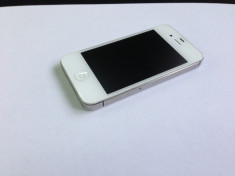 Apple iPhone 4S 16GB White Alb Impecabil Decodat IN Orice Retea Cu Gevey Sim !!! foto