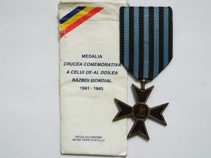 Medalia Crucea Comemorativa 1941-1945 Medalia Crucea Comemorativa 1941-1945
