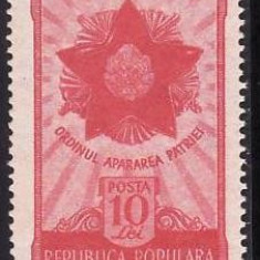 B1460 - Romania 1951 - Ordinul Apararea patriei,serie completa,neuzata