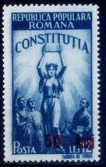 Romania 1952 - Constitutia-supratipar,serie completa,neuzata foto