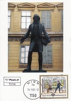 2187 - Austria carte maxima 2001