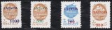 Letonia 1991 - Yv.no.286-9 uzuale-supratipar,serie completa,neuzata,