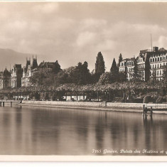 CPI (B2721) ELVETIA, GENEVA, PALATUL NATIUNILOR SI CHEIUL, NECIRCULATA