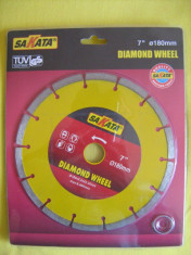 FLEX DISC diamantat pentru taiat piatra 180 mm diametru , marmura , bazalt , granit , asfalt foto