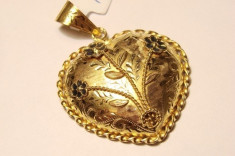 pandantiv medalion amuleta aur 19.6 K 800 % portugalia cu email foto